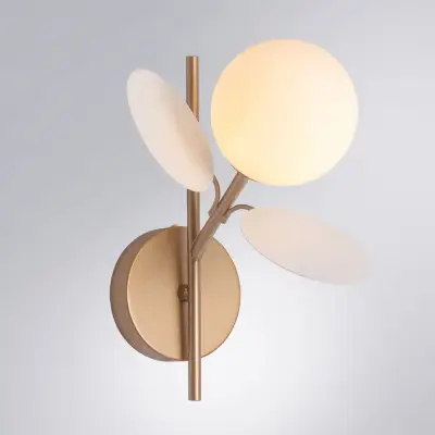 Бра Arte Lamp PEACOCK A1369AP-1SG, 1хG9