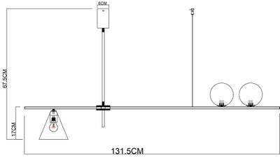 Подвесной светильник Arte Lamp JACOB A7029PL-3BK, 3хE27