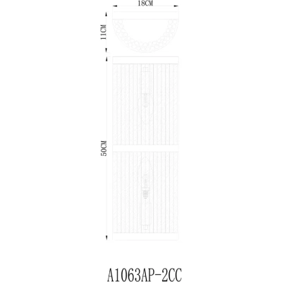Настенный светильник Arte Lamp ALBALI A1063AP-2CC, 2хE14