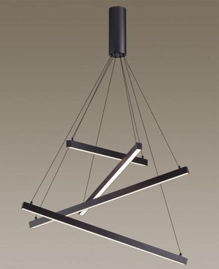 3860/48B L-VISION ODL20 327 черный/металл Подвесной светильник LED 3000K 48W 220V COMETA