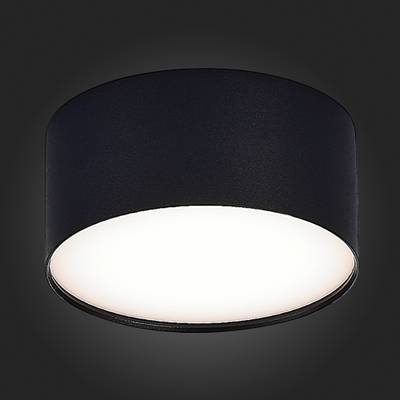 ST606.442.12 Светильник потолочный Черный LED 1*12W 4000K 1 080Lm Ra&gt;85 120° IP20 D120xH55 185-265V