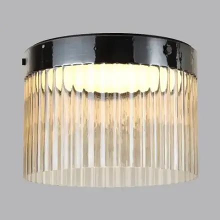 5047/24LC L-VISION ODL24 439 черный/светл.янтарный/металл/стекло Потолочный светильник LED 24W 4000К 2715Лм PILLARI