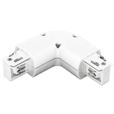 504126 Соединитель трековый трехфазный BARRA L-образный БЕЛЫЙ Lightstar