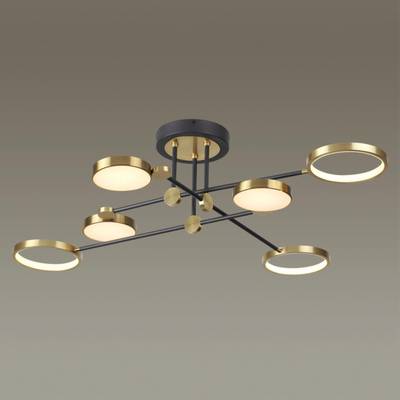 4320/60CL MIDCENT ODL22 345 металл/черный с бронзой Потолочный светильник IP20 LED 55W 2615Лм DENZEL