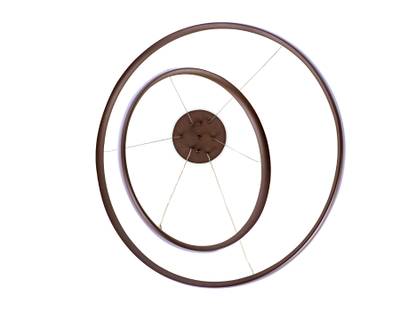 Подвесной светодиодный светильник с пультом FL406 CF кофе 84W D600*1100 (ПДУ РАДИО 2.4)