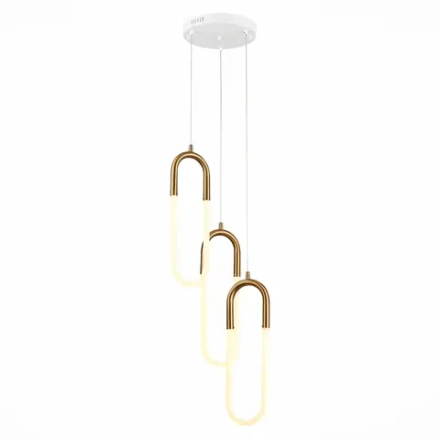SL1579.303.03 Светильник подвесной ST-Luce Латунь/Латунь, Белый LED 3*14W 3000K