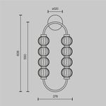 Настенный светильник (бра) Amulet 3000К 16Вт, MOD555WL-L11G3K. TM Maytoni