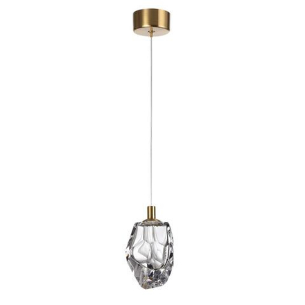 7114/4LC L-VISION ODL25 Подвесной светильник бронзовый/прозрачное  стекло/металл IP20 LED 4W 300Лм 3000K 200° 220V GEMME