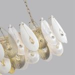 5050/14 HALL ODL24 515 золото/прозрачный/металл/стекло/фарфор/металл Люстра E14 14*40W CABOCHON