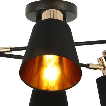 IL6116-6COU-79 BK GD Abelie светильник потолочный ILLUMICO, E14х6