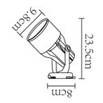 Трековый светильник Arte Lamp LYRA A6252PL-1WH, 1хE27