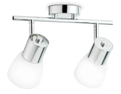 Настенно-потолочный спот TR3963/2 CH/FR хром/белый матовый E27*2 max 40W 200*105*200