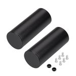 Заглушка ROUND-D36-360 BLACK с отверстием (Arlight, Металл)