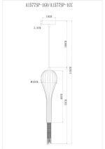 Подвесной светильник Arte Lamp WATERFALL A1577SP-1CC, 1хE14