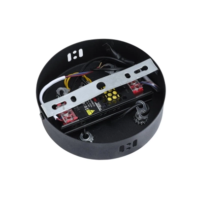8341/28L LEDIO LN26 228 черный/прозрачный металл/акрил Люстра подвесная LED 28W 3000K 220V VINORA