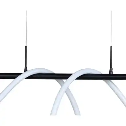 08041,19(4000K) Подвес диммируемый Далия черный w135*20 h150 Led 72W (4000К) с пультом ДУ