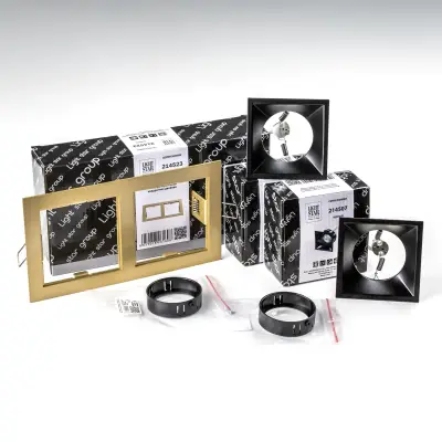 D5230707BMOD Светильник DOMINO QUADRO под LED модуль/лампу МR16 (214523+214507+214507+214007+214007)