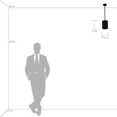 746018 Люстра AMERIGO 1х40W E14 УМБРА ПРОЗРАЧНЫЙ Lightstar