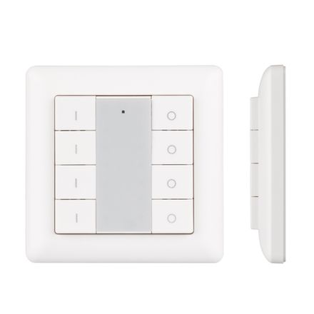 Панель Knob SR-KN9550K8-UP White (KNX, DIM) (Arlight, IP20 Пластик, 3 года)