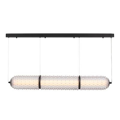 SL6144.413.01 Светильник подвесной ST-Luce черный/прозрачный LED 1*37W 4000K