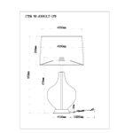 Декоративная настольная лампа Arte Lamp SAIPH A5051LT-1PB, 1хE27