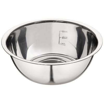 Миска Bowl-Roll-24, объем 2500 мл, из нерж стали, зеркальная полировка, диа 24 см (Минимальная отгрузка 25 шт)