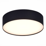 ST606.432.27 Светильник потолочный Черный LED 1*27W 3000K 2 340Lm Ra>85 120° IP20 D220xH55 185-265V
