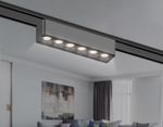 Светильник светодиодный трековый для шинопровода Magnetic Ultra Slim GV1403 BK черный IP20 6W 4200K 48V 24° 122*26*24