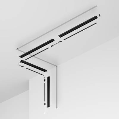 Профиль 3м Exility IP встраиваемый черный O-TR002ED-P-B3M. TM Maytoni