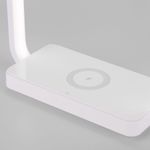 Светодиодная настольная лампа с беспроводной зарядкой QI 80502/1 белый