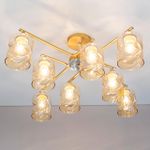 Citilux Клод CL137182 Люстра потолочная Золото