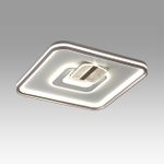 7786/85L PIKO LED SN Светильник металл/белый/бронза LED 85Вт 3000-6500K 490х490 IP20 пульт ДУ GEMINI