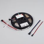 Лента герметичная SPI-SE-A120-10mm 24V RGB-PX6-BPT (23 W/m, IP65, 2835, 5m) (Arlight, бегущий огонь)
