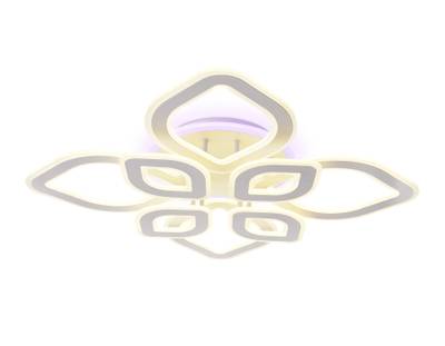 Потолочный светодиодный светильник с пультом FA8844/4+4 WH белый 3000K/4200K/6400K 190W 770*770*120 (ПДУ РАДИО 2.4G)