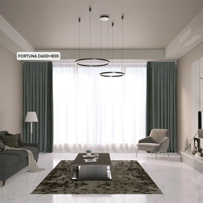 Люстра Crystal Lux FORTUNA SP123W LED BLACK 1811/302N