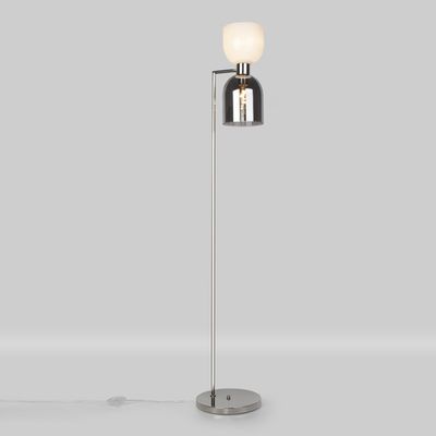 Торшер со стеклянными плафонами 01085/2 никель