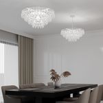 Умная подвесная люстра со стеклянным рассеивателем 476/8 Smart