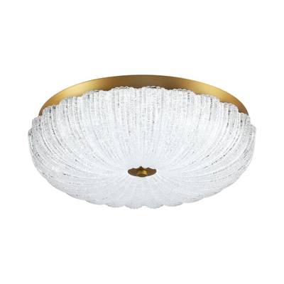 7719/48L PIKO LED SN 40 Светильник металл/стекло/прозрачный/золотой LED 48Вт 3000-6500K D400 IP20 пульт ДУ TESORO
