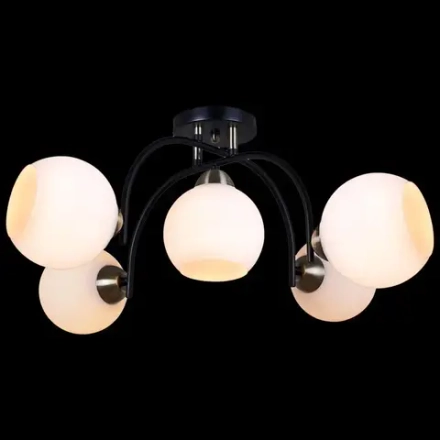 IL0250-5CSQ-79 BK AB светильник потолочный ILLUMICO, E27х5