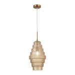 SL1001.203.01 Подвес ST-Luce Латунь/Коньячный E27 1*40W