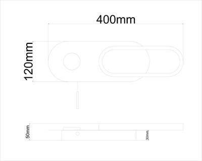 Настенный светильник Arte Lamp LUCAS A2602AP-10BK, 1хLED