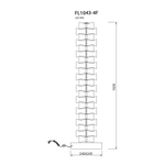 Торшер Frumleiki FL1043-4F, LED