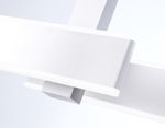 Подвесной светодиодный светильник FA6666 WH белый 42W 3000K-6400K 640*30*900 (Без ПДУ)
