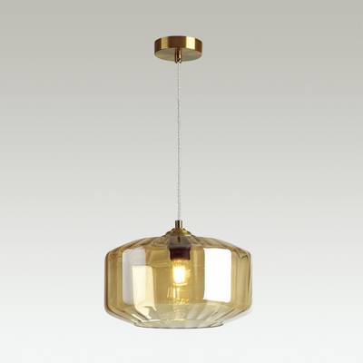 4747/1 PENDANT ODL21 487 янтарный/бронзовый Подвес E27 60W BINGA