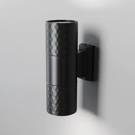 Уличный настенный светильник (бра) Бауэри / Bowery GU10x2 50Вт IP54, O583WL-02B. TM Maytoni