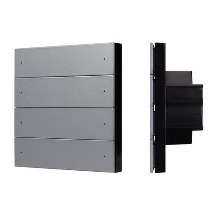 INTELLIGENT ARLIGHT Кнопочная панель SMART-DMX512-801-22-8G-8SC-DIM-IN Grey (230V, 2.4G) (IARL, IP20 Пластик, 5 лет)