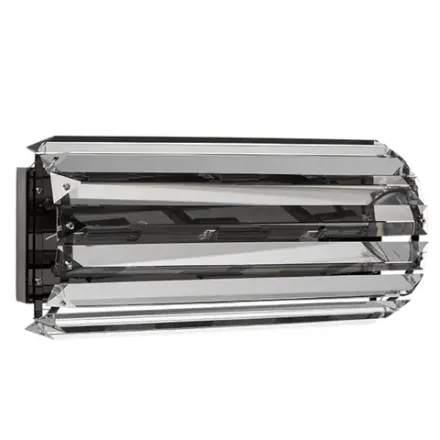 722660 Бра LIMPIO 6х20W G9 ЧЕРНЫЙ ХРОМ/ПРОЗРАЧНЫЙ Lightstar