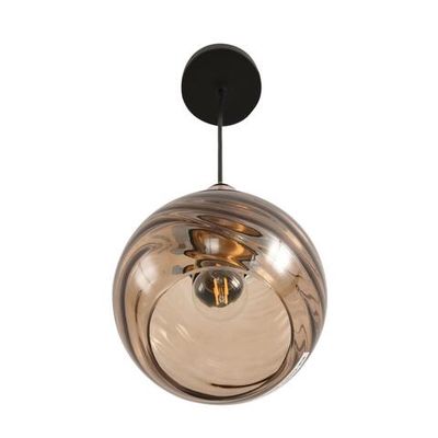 8300/1A MODERNI LN26 368 бронза/амбер/голубой/розовый, металл/стекло Подвес E27 1*40W 220V WALMA