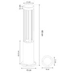 Ландшафтный светильник Arte lamp THUBAN A1060PA-1BK, 1хLED