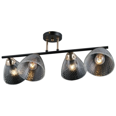 IL0739-4CSQ-24 BK FGD ARIES светильник потолочный ILLUMICO, E27х4